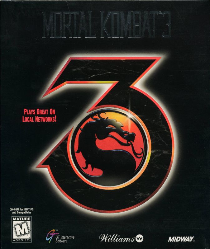 Mortal Kombat 3 box art for Sega Game Gear